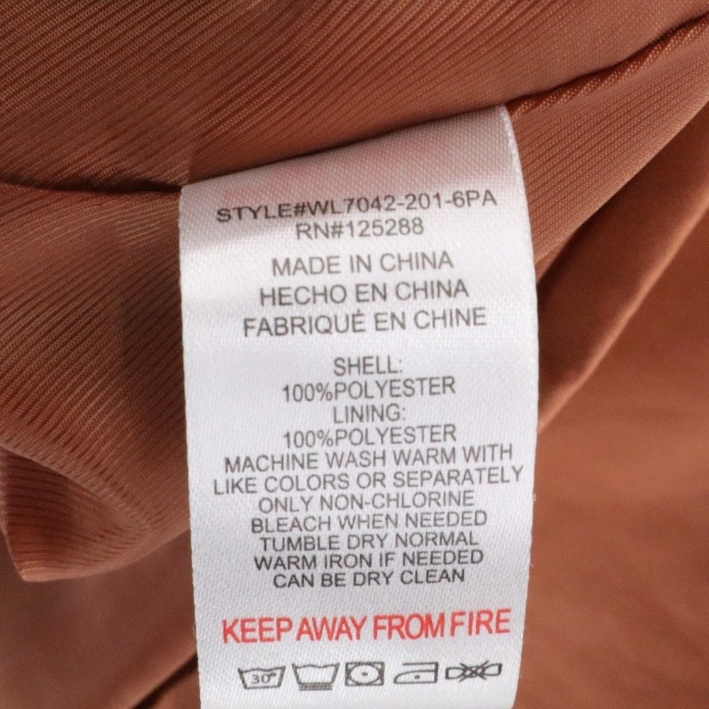 Jason Wu Copper Satin Double Breasted Sleeveless Vest Blazer Tailored M - Picture 10 of 10